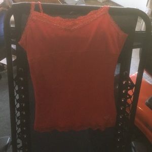 Justice lace trimmed camisole.